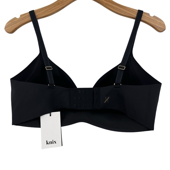 Knix WingWoman Wire Free Bra Size 7 in Black NWT - Picture 10 of 13